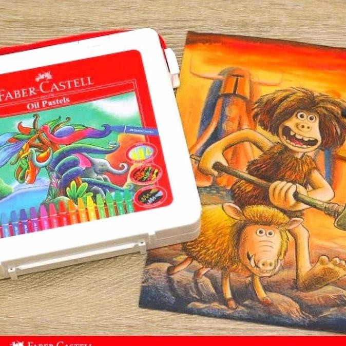 

Crayon hexagonal oil pastel 48 Faber-Castell (Plastic Bag) lj
