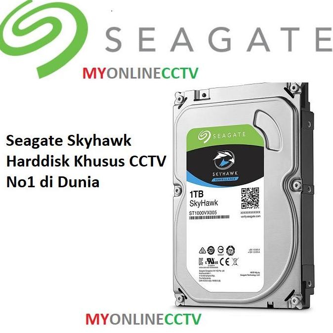 

Harddisk Seagate Surveillance Skyhawk HDD untuk CCTV 1000G ls