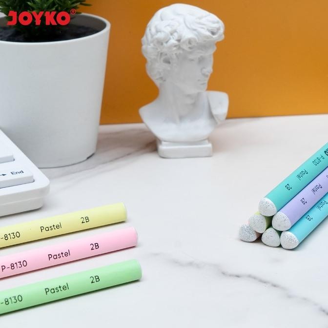 

Wes-24 Pencil Pensil Joyko P-8130 2B 1 Drum 36 Pcs Pastel Wes-24