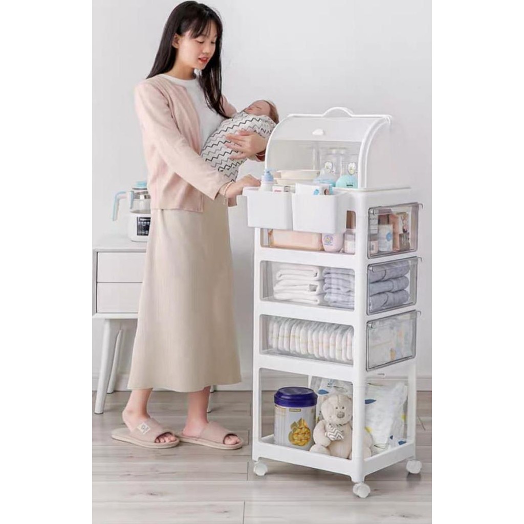 (Allthebest) RAK SUSUN PENYIMPANAN BABY STUFF ,ORGANIZER LEMARI PERLENGKAPAN BAYI