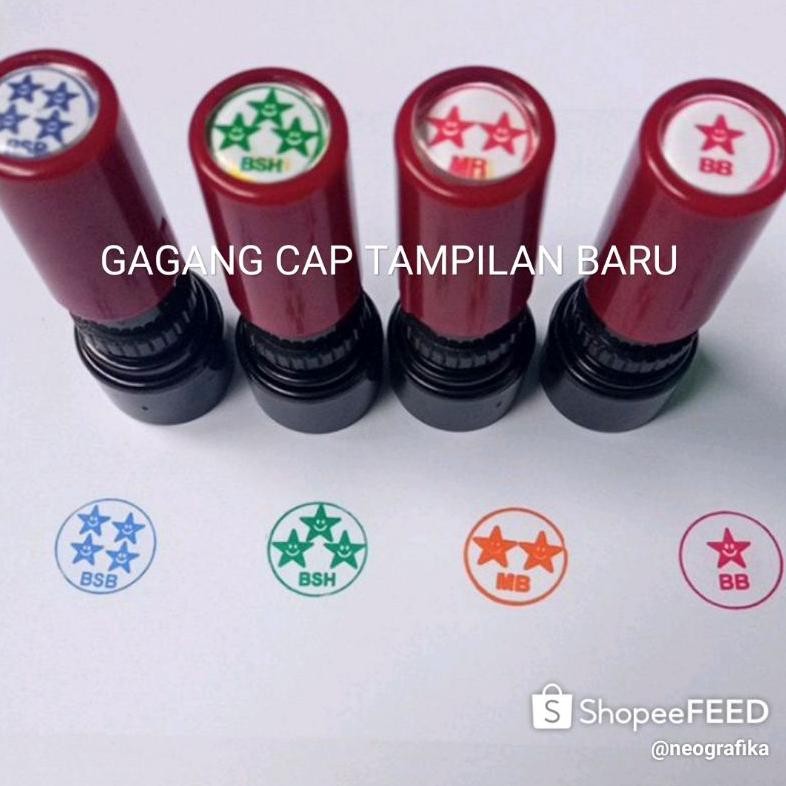 

stempel nilai / penilaian Paud / Tk / stempel bintang bisa custom