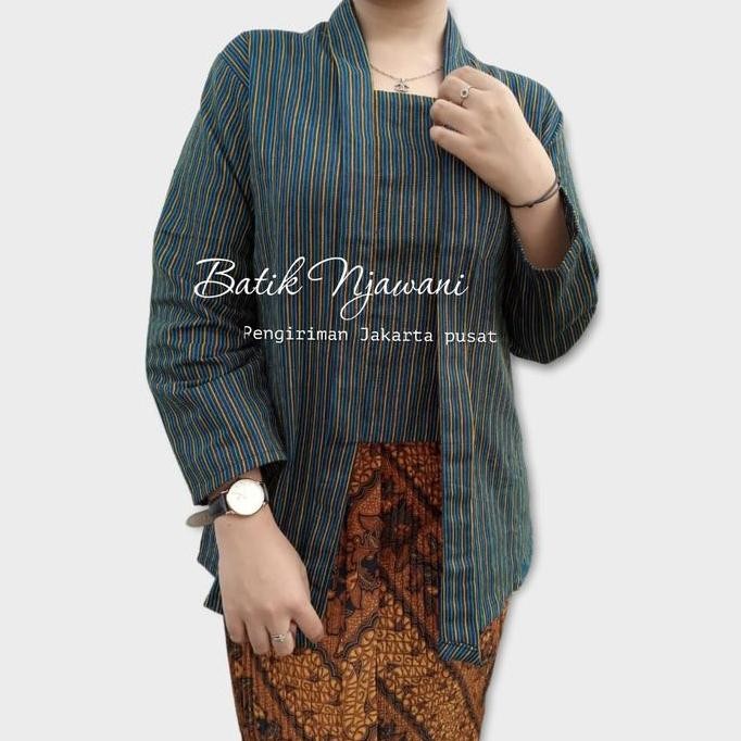 Lurik Cewek /Baju Kutu Baru / Baju Batik Lurik / Adat Jawa Wanita
