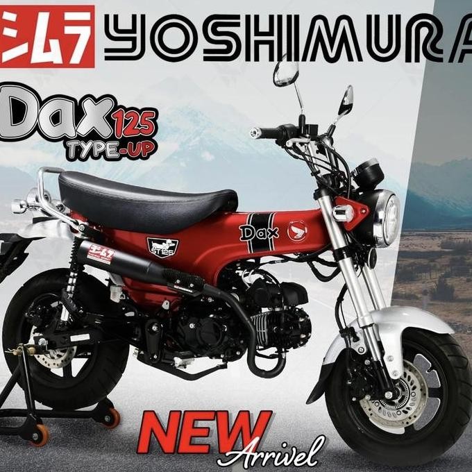 Yoshimura Straight Cyclone Full System Exhaust Knalpot Honda Dax St125 Promo