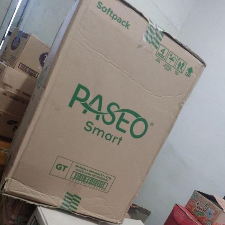 PASEO 1 Dus Tissue Smart 540 (500 + 40) 3 Ply Isi 48 Pcs Facial Tisu Wajah Tisue Muka Lembut 250 GT