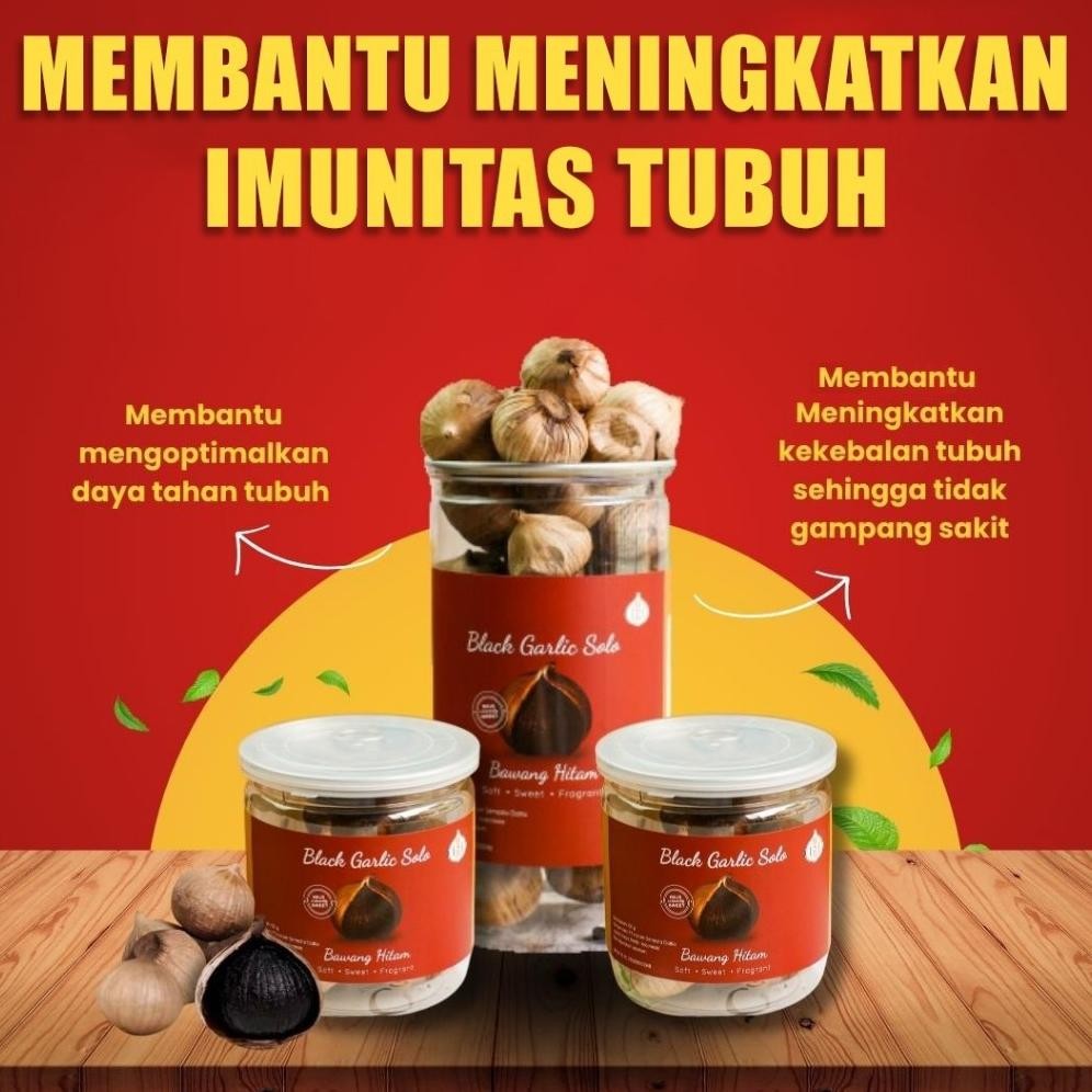 

2 BOTOL HSD Black Garlic Solo ( Bawang Hitam Tunggal) 220 Gr