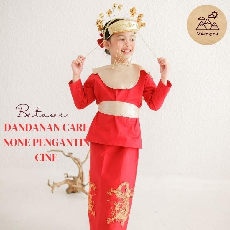 BAJU ADAT ANAK PEREMPUAN PENGANTIN BETAWI AST