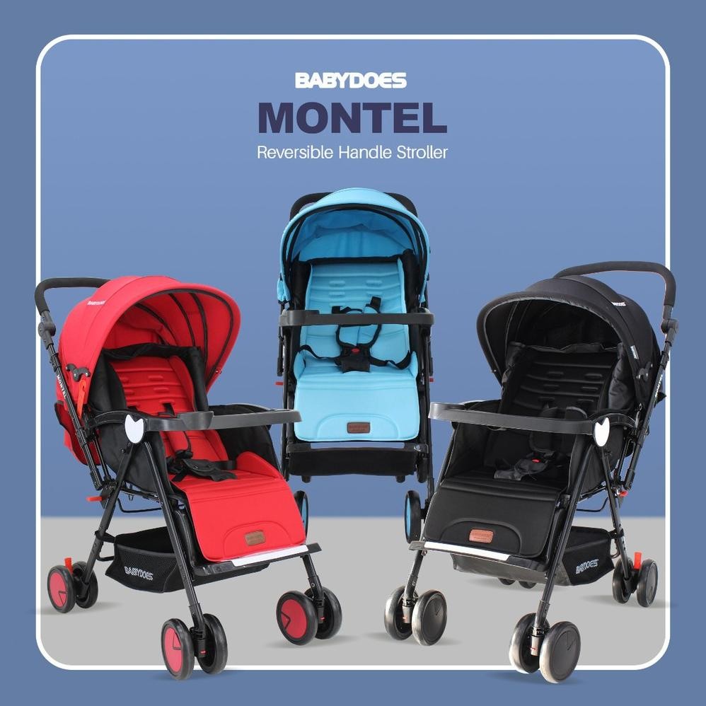 Stroller Babydoes Ch 2455 Montel Dua Arah Reversible Ast