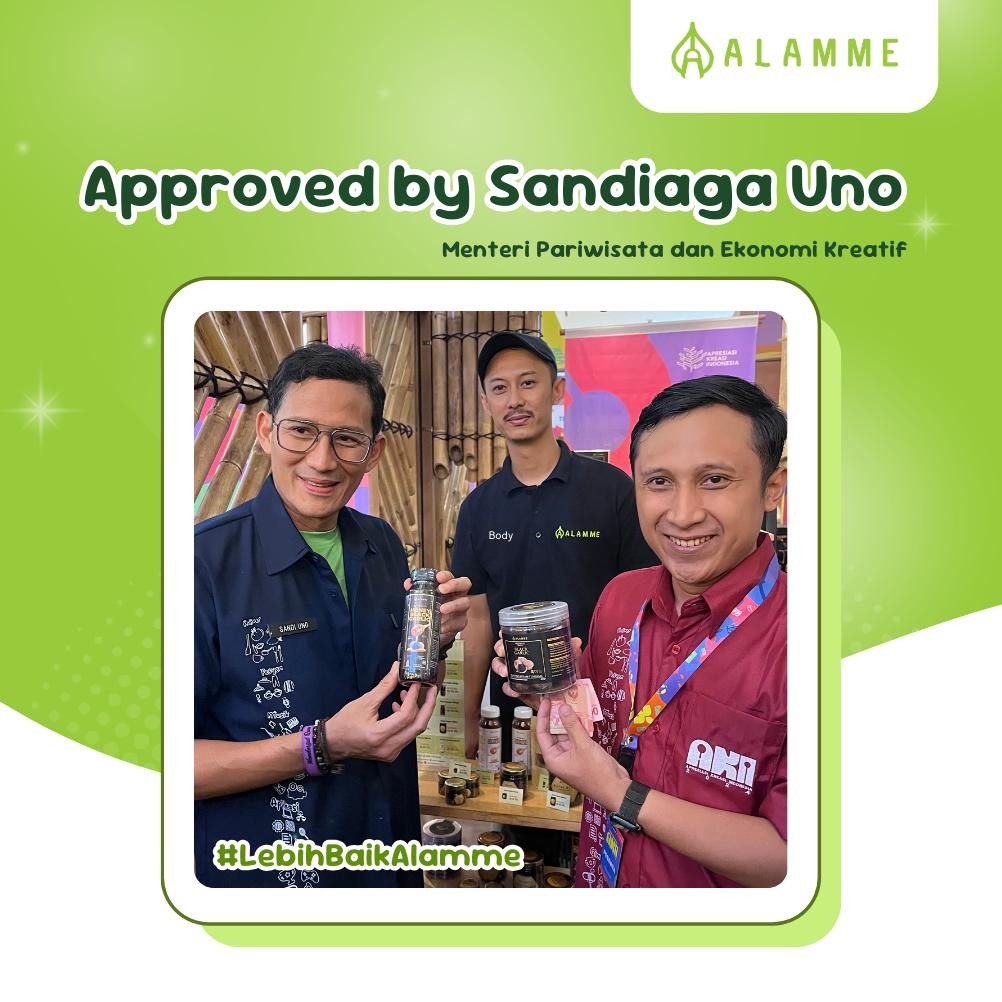 

Alamme Black Garlic Honey Madu Bawang Hitam Tunggal Lanang Premium 500ml