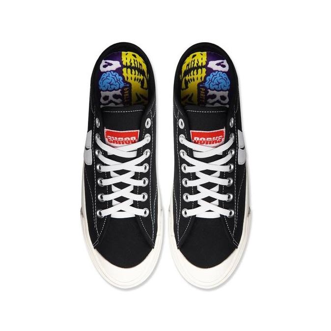 Sepatu Dorks - Metro Low Black Sneakers Casual Premium Shoes Pria Wanita Original