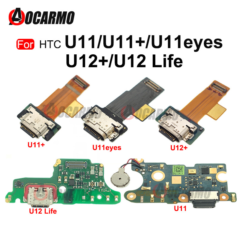 Untuk htc u11 u12 plus u11 u11 mata port pengisian USB dengan kabel fleksibel mikro untuk htc u12 um