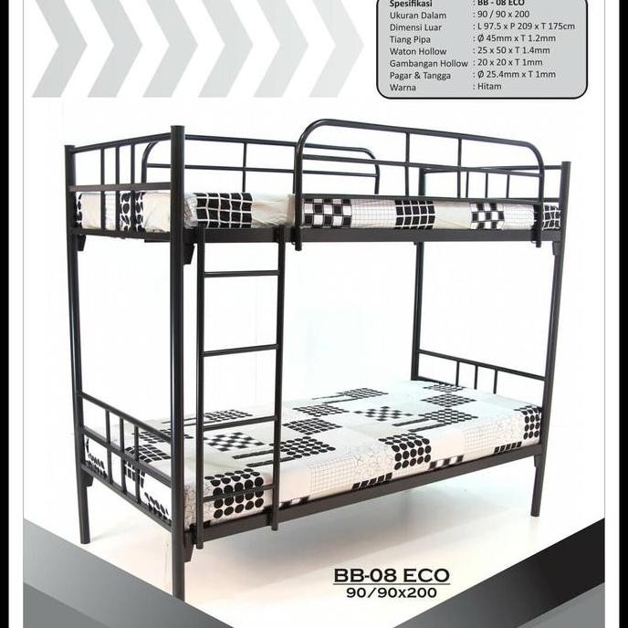 Ranjang Susun Besi Ranjang Tingkat Murah Ranjang Besi Bunk Bed Bunkbed