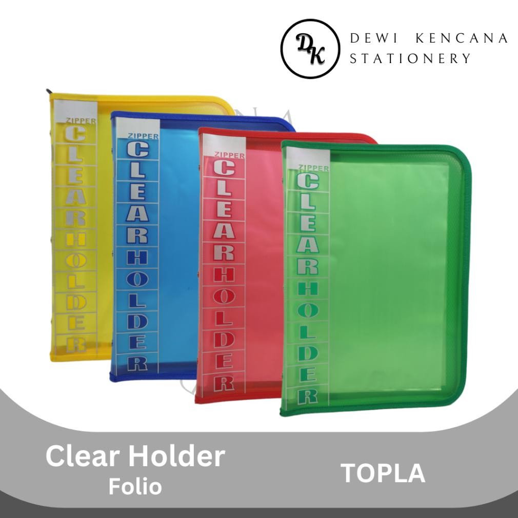 

Clear Holder Topla F4 (Folio) Tebal Anti Air Document Keeper File Folder / Map Dokumen