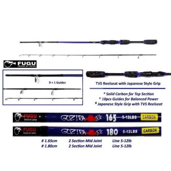 '' Joran Fugu Gozira 120 135 150 165 180 5-12lbs ''