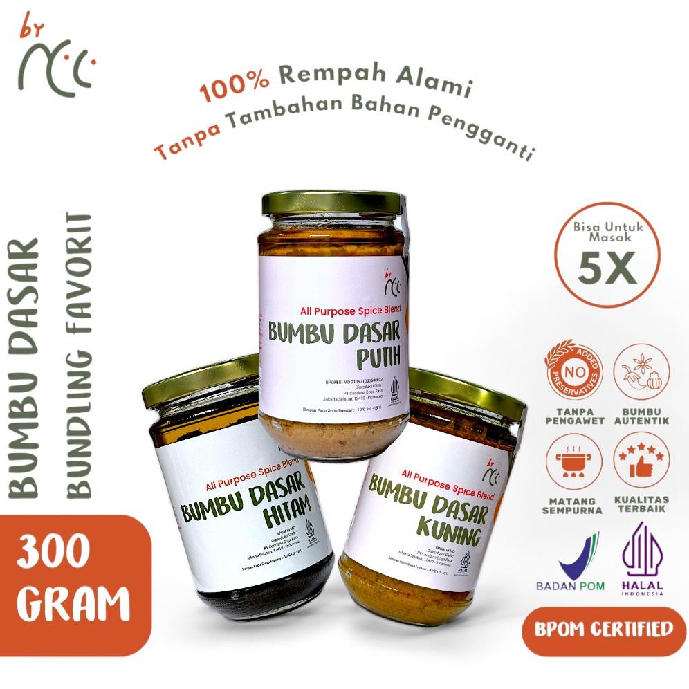 

By NCC Bundling Bumbu Dasar Putih Kuning Hitam Masak Instan Makanan Cepat Saji Favt