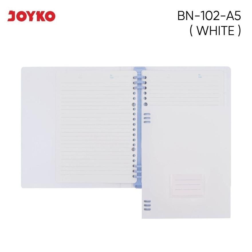 

Binder Note Joyko BN-102 Pastel Multiring A5 B5 Free Kertas dan Pembatas