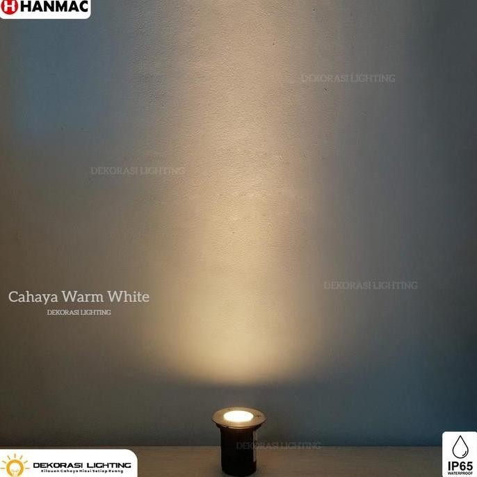 Lampu lantai led tanam sorot focus 12 derajat taman outdoor waterproof