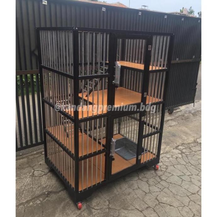 kandang kucing alumunium