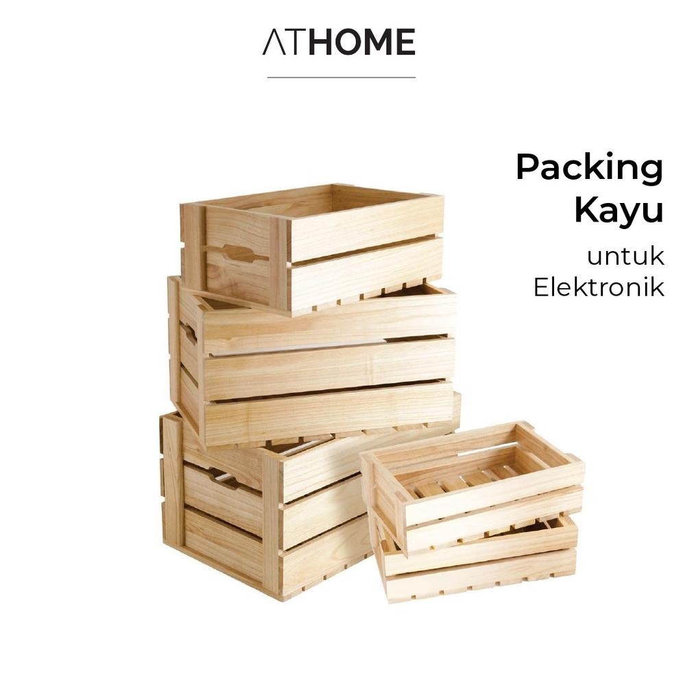 

MINDU ATHOME Packing Kayu - Untuk Barang Elektronik