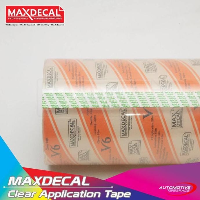 

JUAL [10 CM] MAXDECAL Masking Transfer / Clear Application Tape [ROLL]