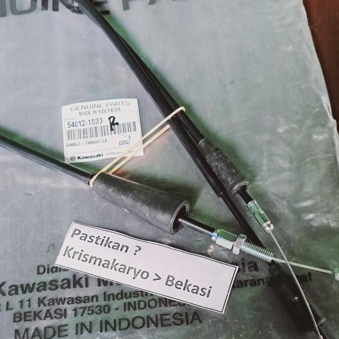 Kabel Gas Ninja R 150 Ori Stang Jepit Kawasaki