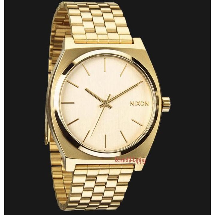 Sale Watchhappy Nixon A045511 Timer Teller Gold Metal Unisex 100% Original