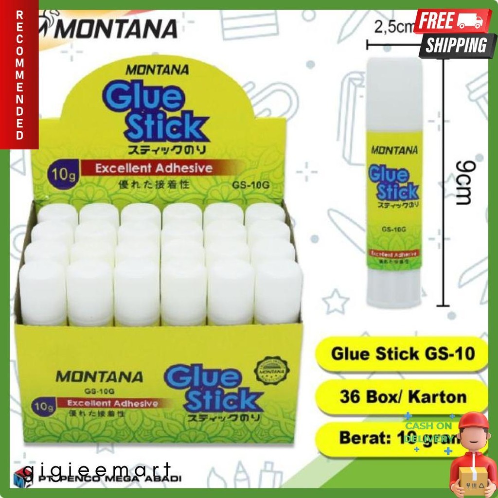 

Lem Stik Montana 10Gram No Odor Original Flash Sale! Diskon Hingga 70%