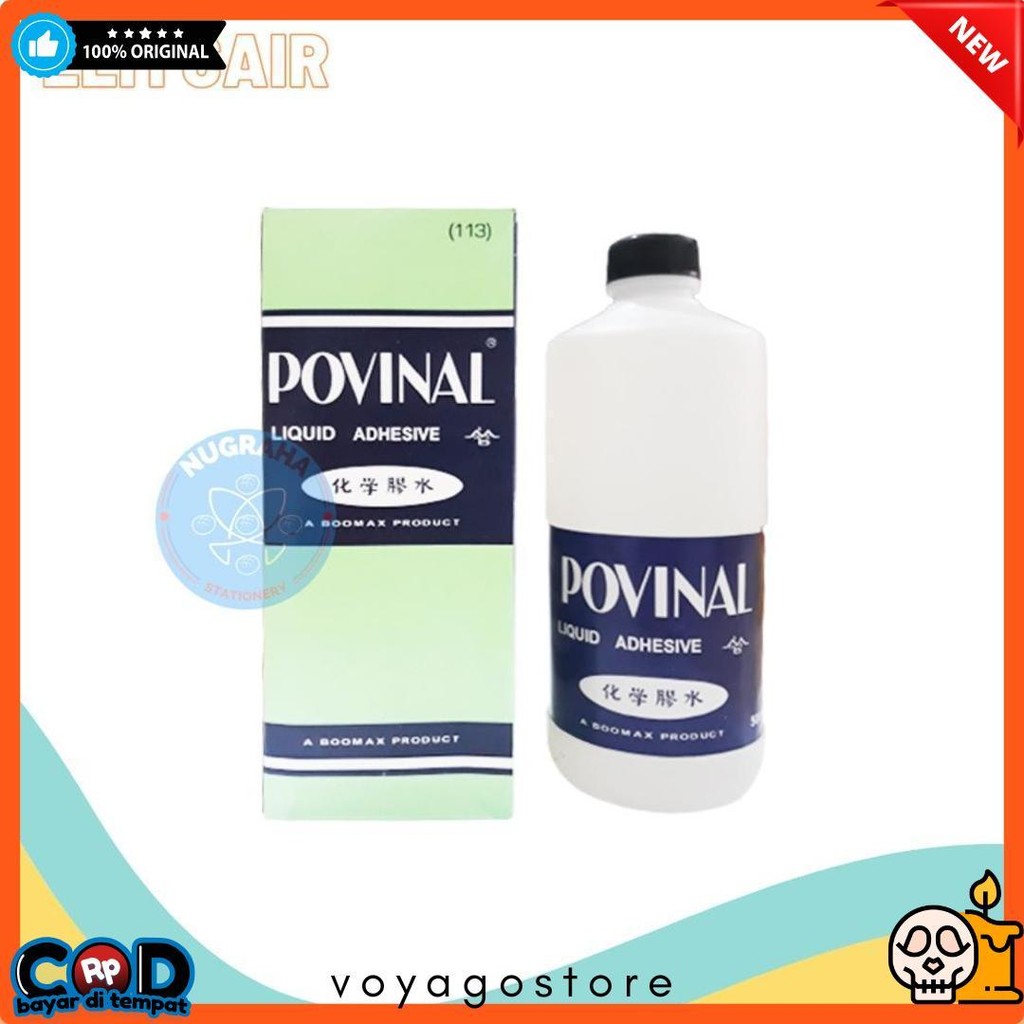 

Lem Cair Povinal 113 (1 Pcs) Diskon Setengah Harga