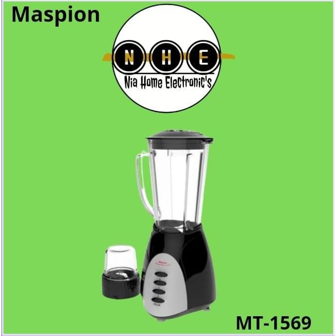 Tersedia Maspion MT-1569 Blender 2in1 Glass 1.25 Liter - Blender kaca MT1569