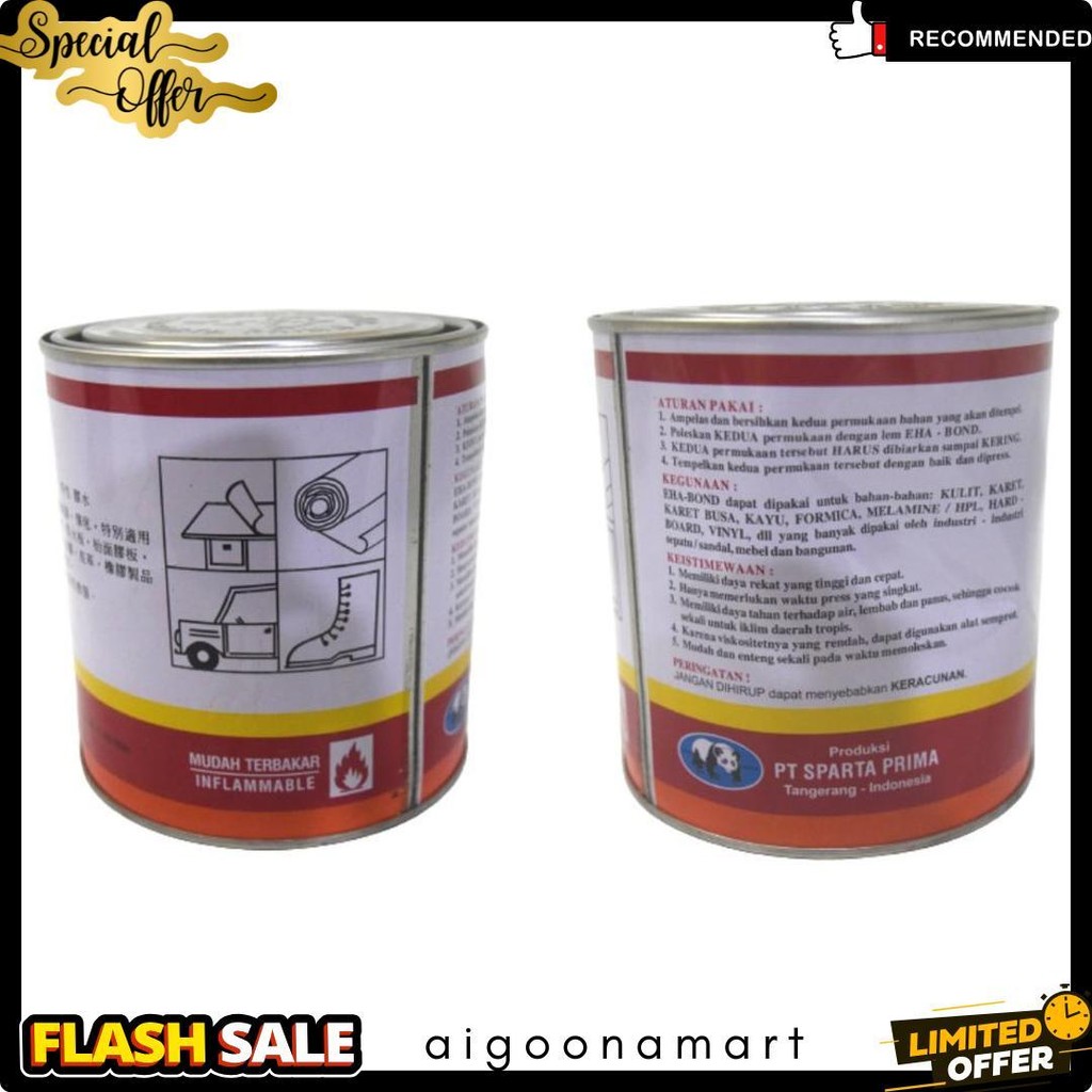 

Lem Kuning Aibon Eha Bond Merah - Kiloan / 1 Kg / 1 Liter (Kulit Sofa, Busa, Karet, Karpet, Sepatu) Diskon Setengah Harga