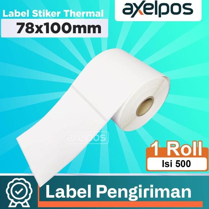 

HOT PROMO LABEL STIKER THERMAL BARCODE 78x100MM ISI 500 LEMBAR