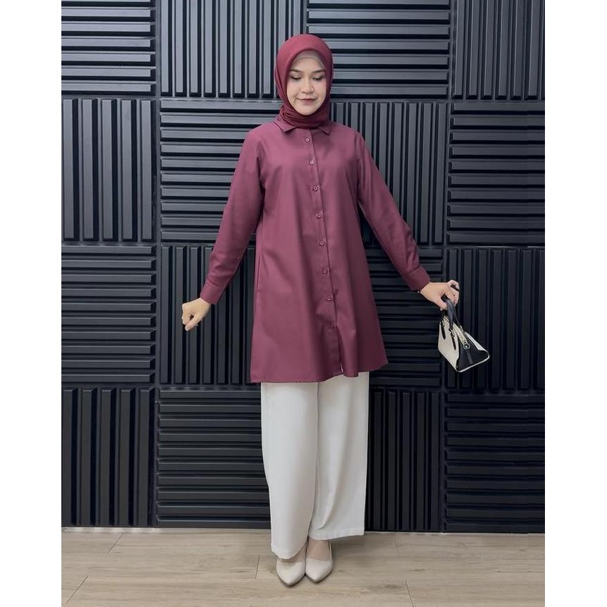 [Bestseller] Tuke Plain Tunik - Pakaiana Wanita By Hijab Mamah Icis