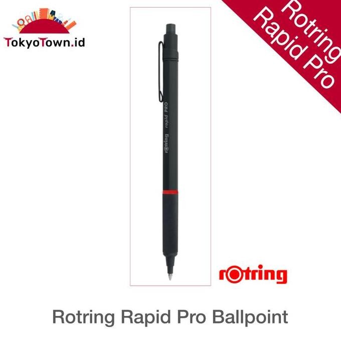 

TERBARU - Rotring Rapid Pro Black Ballpoint Professional