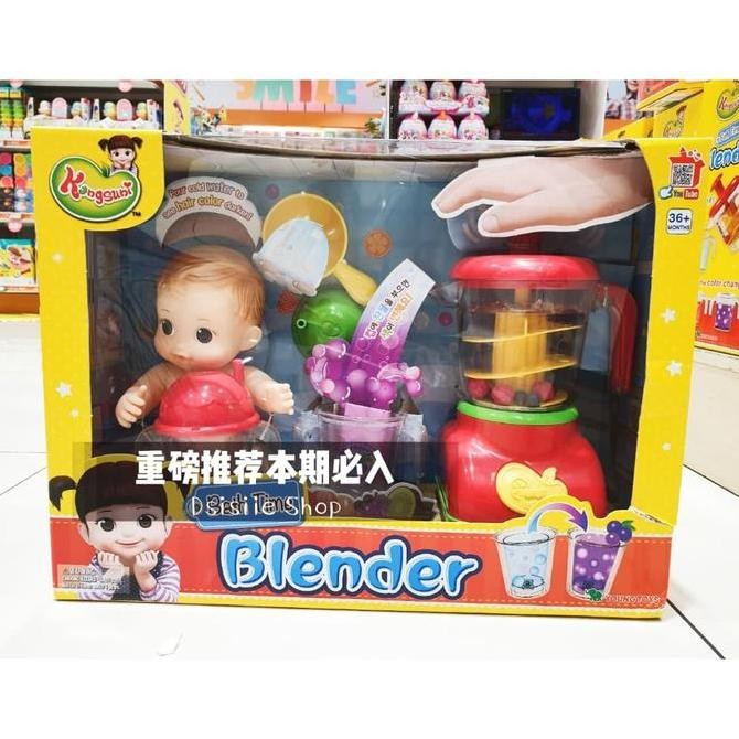 Tersedia Mainan Anak Kongsuni Original Bath Time Blender With Doll
