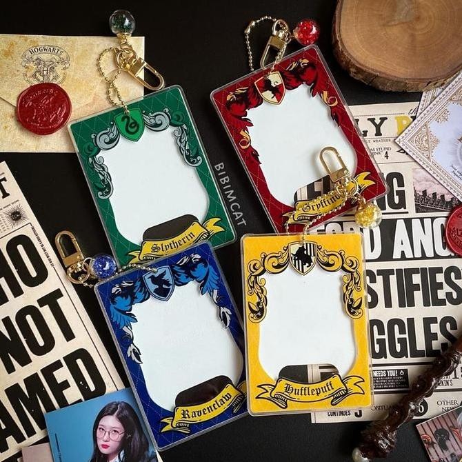 

READY Hogwarts House Acrylic Card Holder Photocard / PC Frame Tag NEW