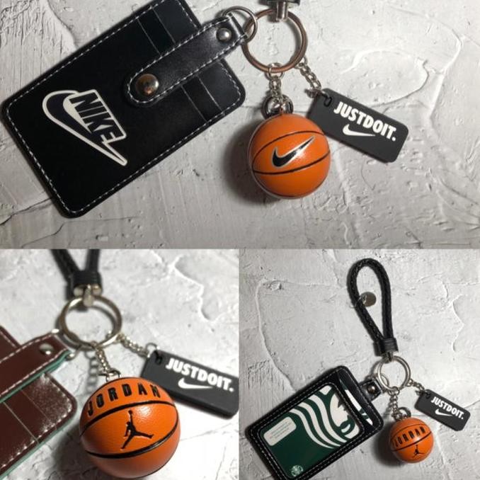 

READY ID card holder Nike/gantungan kartu bola Air Jordan/ lanyard/name tag NEW