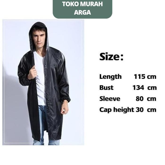 JAS HUJAN PONCHO DEWASA RINGAN LENTUR DENGAN TOPI EVA 369 JAS HUJAN JUBAH ROK PONCHO DEWASA RINGAN L