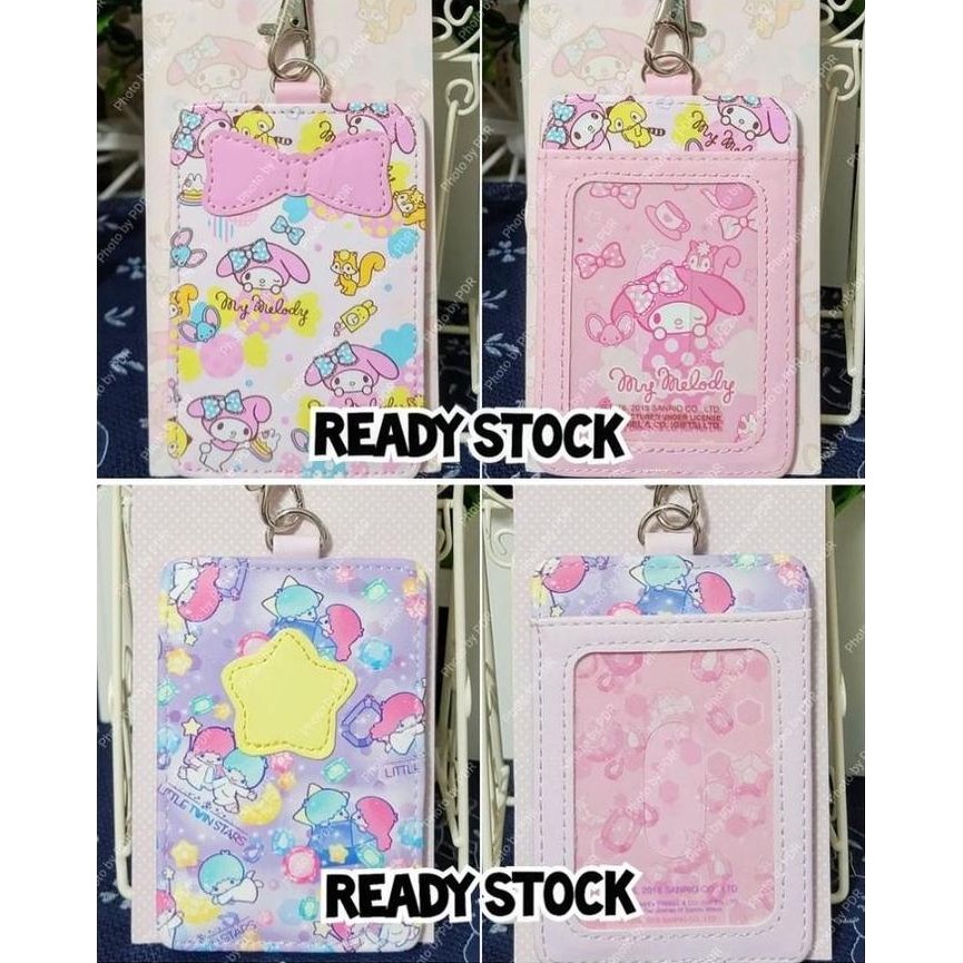 

READY ID Card Holder Hanger My Melody Little Twin Stars Sanrio Original NEW