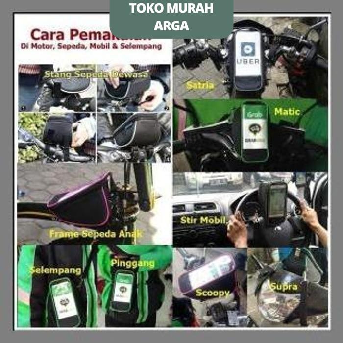 TAS HOLDER SEPEDA MOTOR MATIC MIO BEAT COVER ANTI AIR TAS HOLDER COVER HP SEPEDA MOTOR MATIC MIO BEA