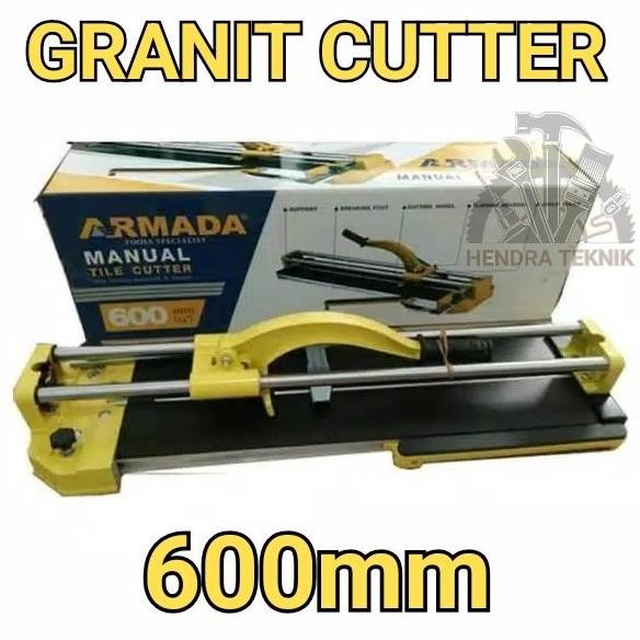 KNH - ALAT POTONG GRANIT 60CM MESIN POTONG KERAMIK TEKEL DORONG MANUAL 600mm LASER GUIDE