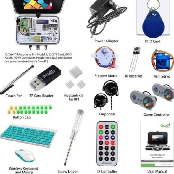 ELECROW CrowPI Raspberry Pi 4 3 b 3b + 4b + Kit Raspberry Pi
