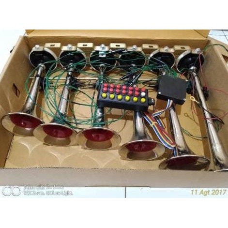 Klakson Telolet 6 Corong 20 Tombol 57 Nada.