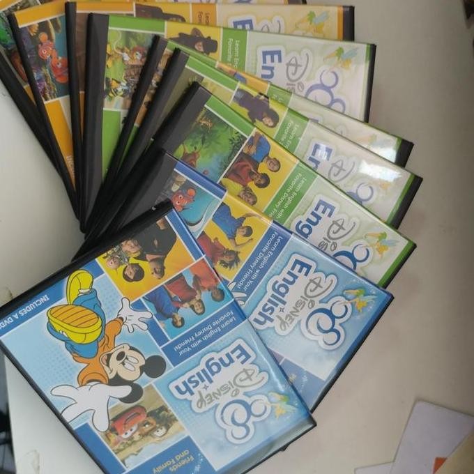 DVD Anak Disney English Video Panduan Anak Belajar Bahasa Inggris ORI