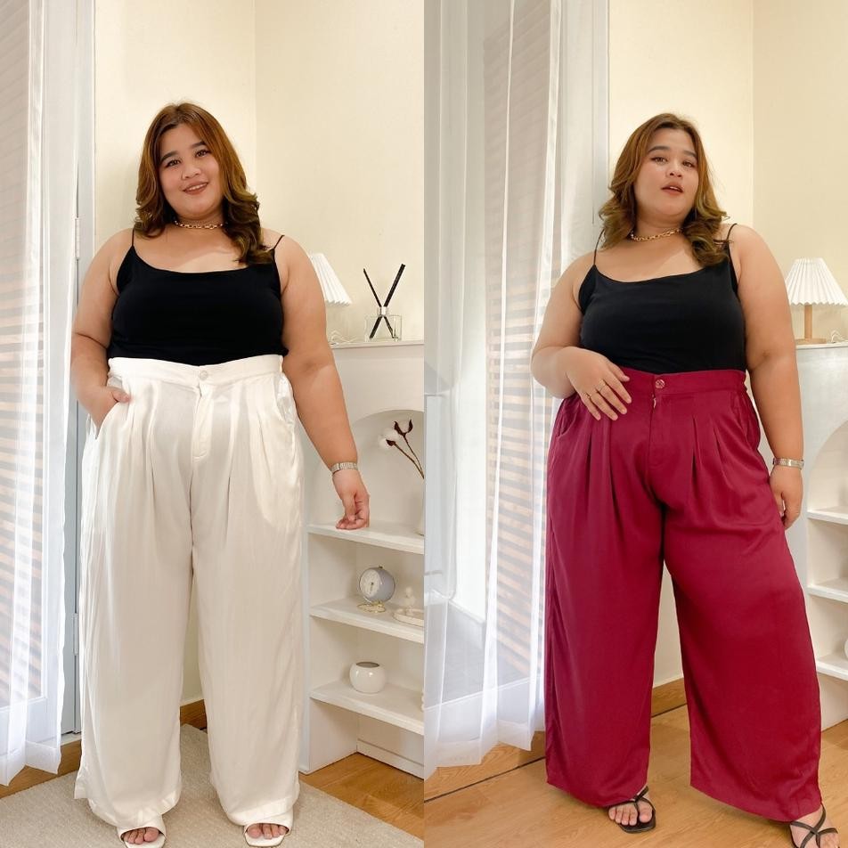 Grace Pants Kulot Jumbo Kulot Bsize Kulot Plus Size Celana Panjang Jumbo Celana Panjang Bsize Celana