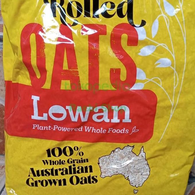 

Lowan Rolled Oats Wholegrain 1Kg / Sereal Oatmeal Best Seller