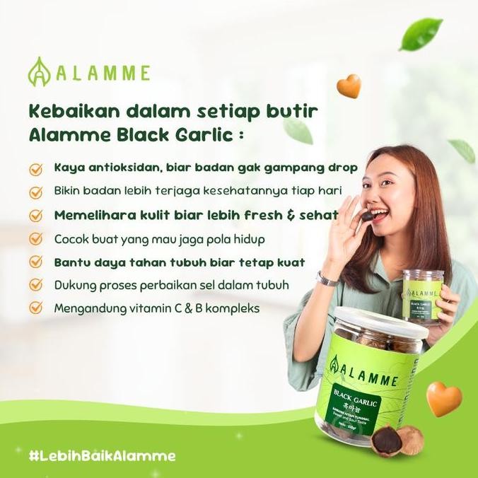 

Bawang Hitam Tunggal Premium Quality Alamme 500Gram Black Garlic Spices Herbal Rempah Kualitas Terbaik Harga Termurah
