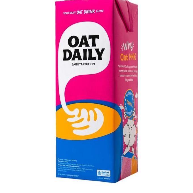 

Oat Daily Barista Edition 1 Carton @12 Liter Oat Milk - Susu Terlaris