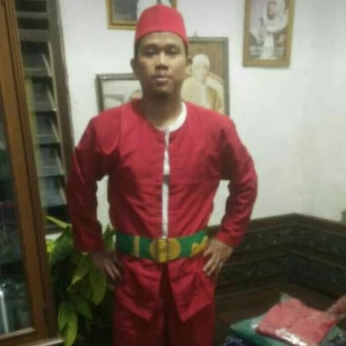 Komplet Baju Pangsi Betawi Dewasa Pakaian Adat Pria
