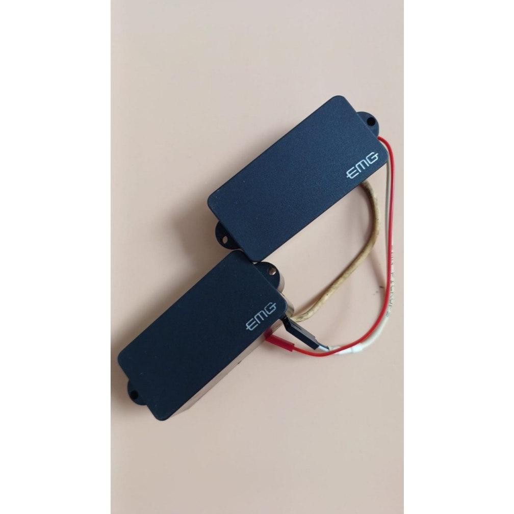 Pickup Gitar Guitar Bass EMG P-LJ/SJ 4 String Set Black