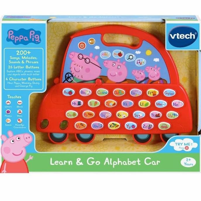 VTech peppa Pig Learn & Go Alphabet Car Original