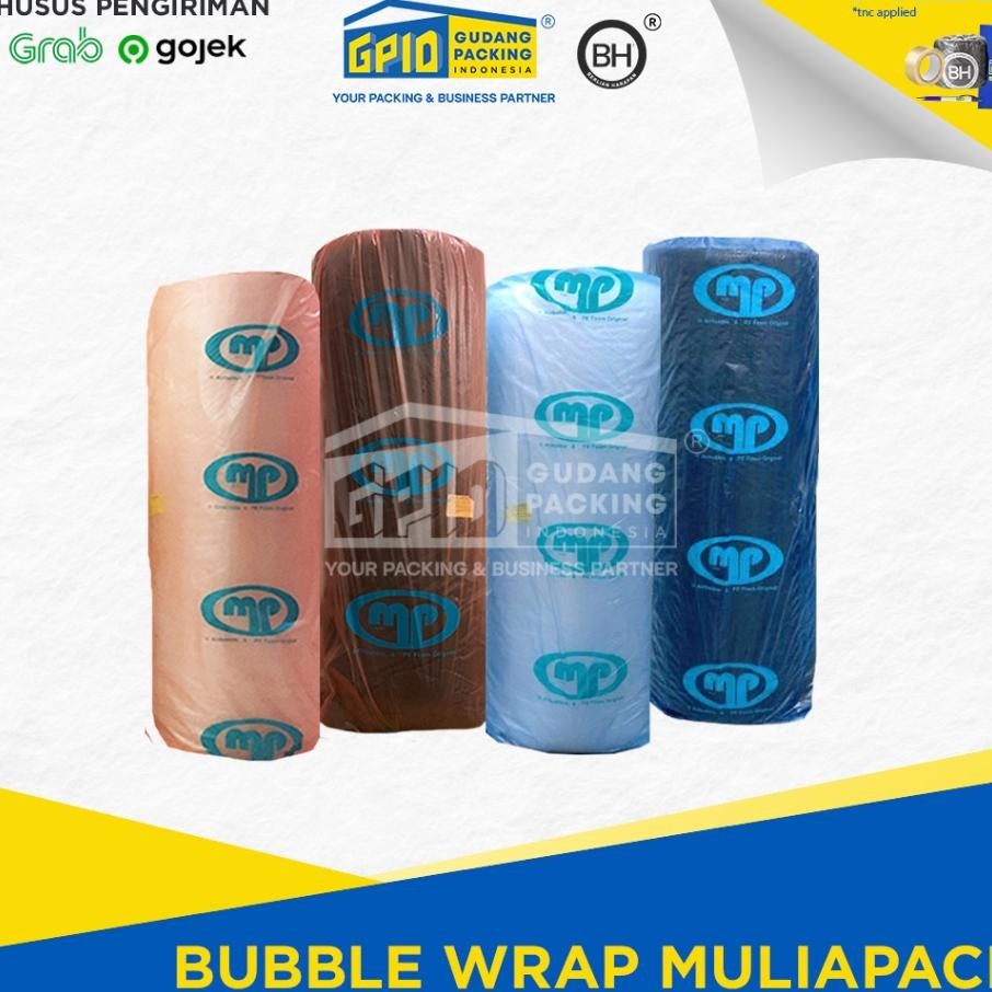 

Gosendgrab Muliapa Bubble Wrap Hitam Putih 125Cm X 50 100 M